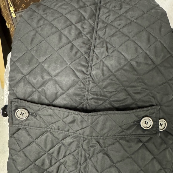 Burberry Black Quilted Jacket with original Check Lining. Like new - Picture 5 of 7